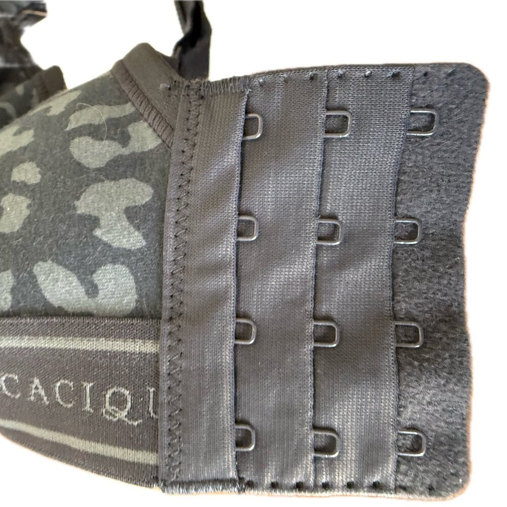 Cacique Teal Leapord Print Bra